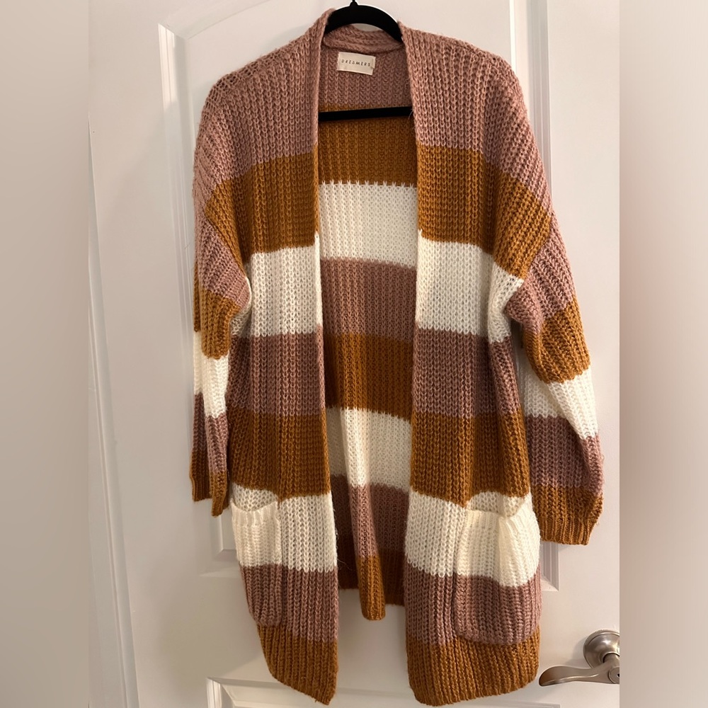 Dreamers long cardigan colorful.